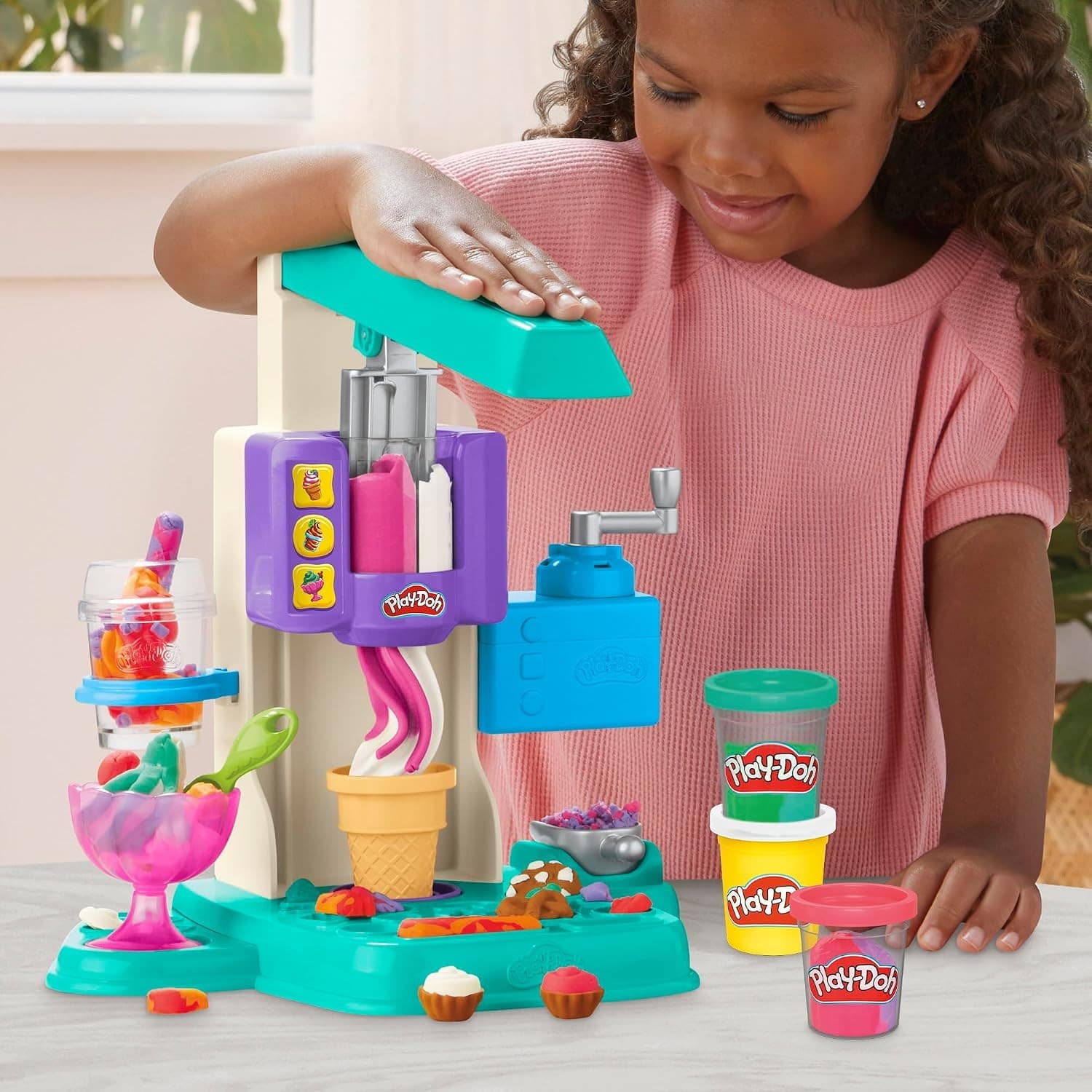 Hasbro - Gelateria Arcobaleno Play-Doh - 5