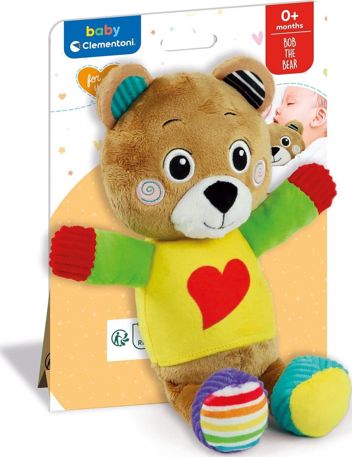 Clementoni - Peluche Orsetto Bob The Bear 17906 - 2