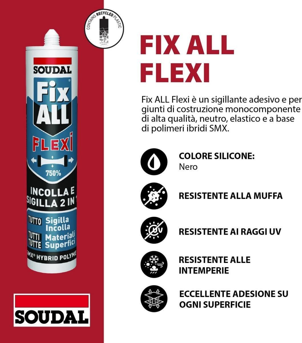 Soudal Fix ALL Flexi colla sigillante 290 ml - 2