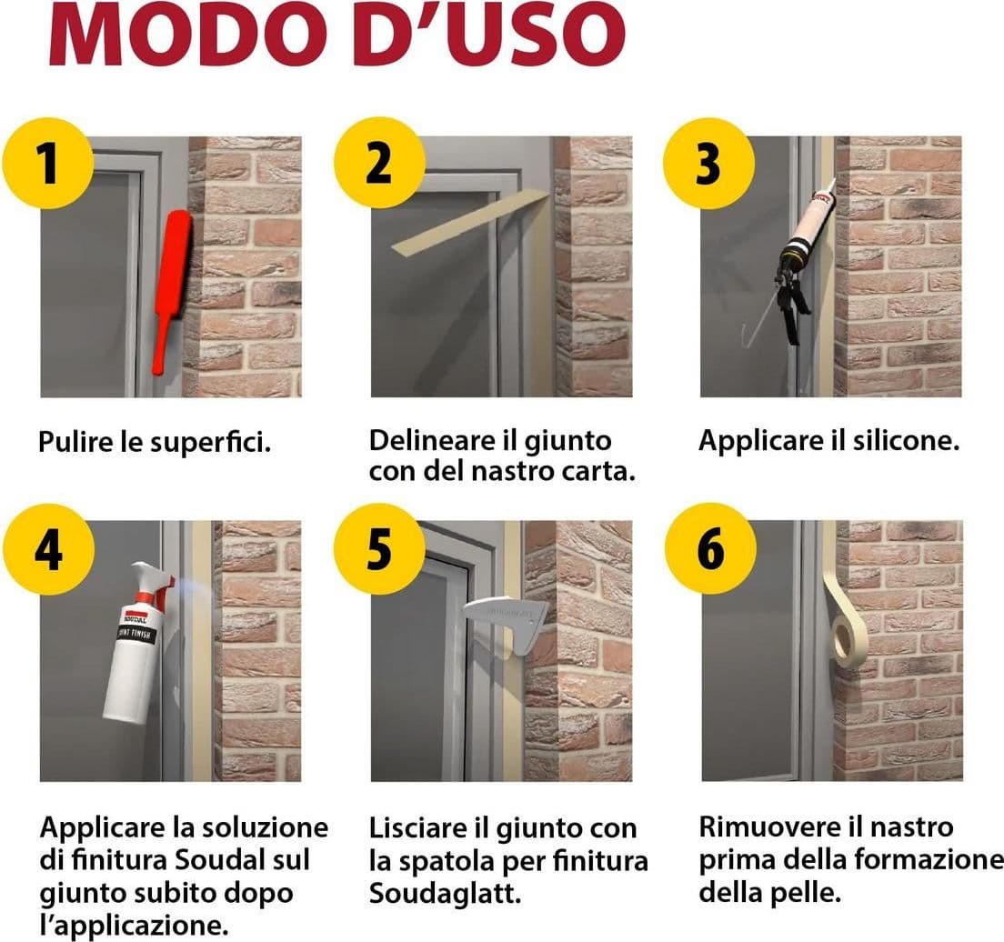 Soudal Fix ALL Flexi colla sigillante 290 ml - 3