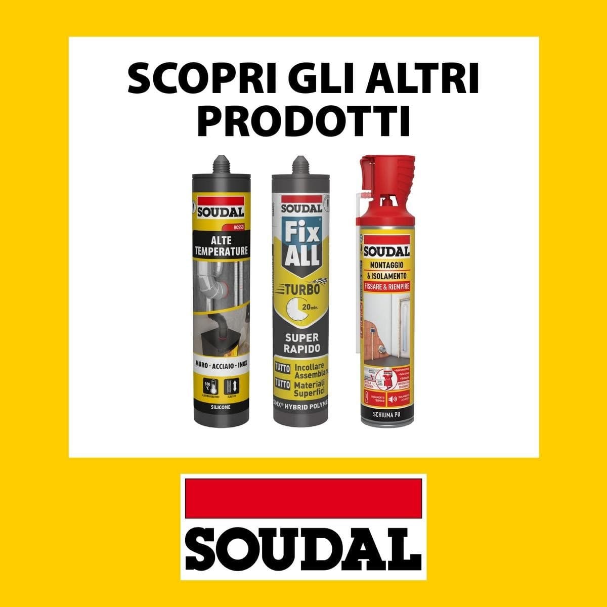 Soudal Fix ALL Flexi colla sigillante 290 ml - 6