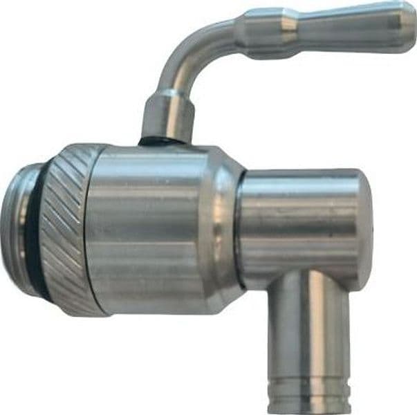 RUBINETTO A SFERA INOX SALVAGOCCIA + GHIERA PLUS - TORNITO 1/2M- 5 pezzi - 2