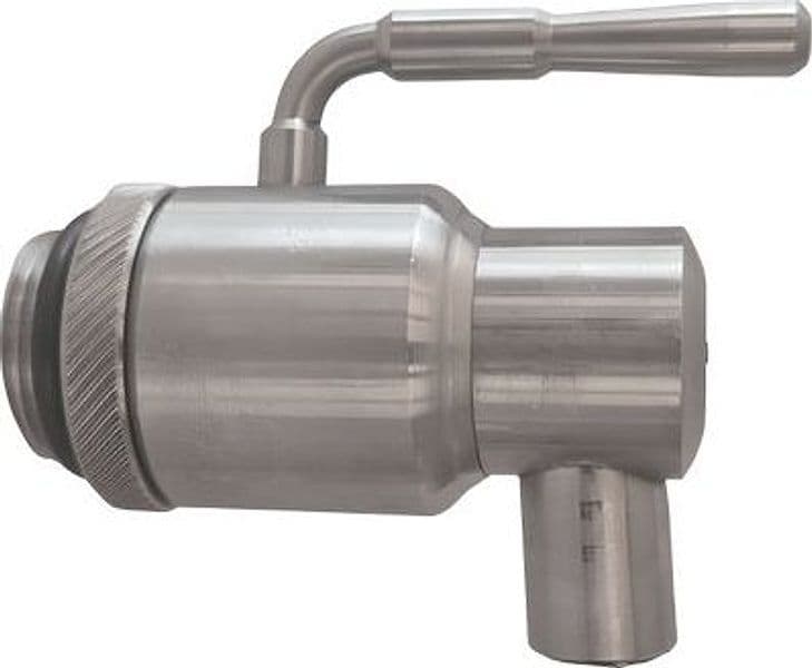 RUBINETTO A SFERA INOX SALVAGOCCIA + GHIERA PLUS - TORNITO 1M - 2