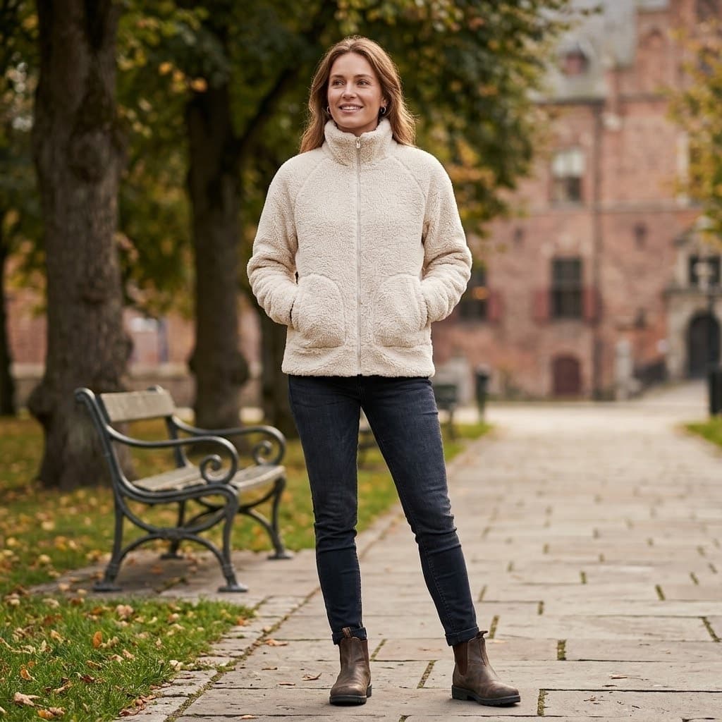 Giubbino Donna Karel KF9256GA in 100% Pile - 8