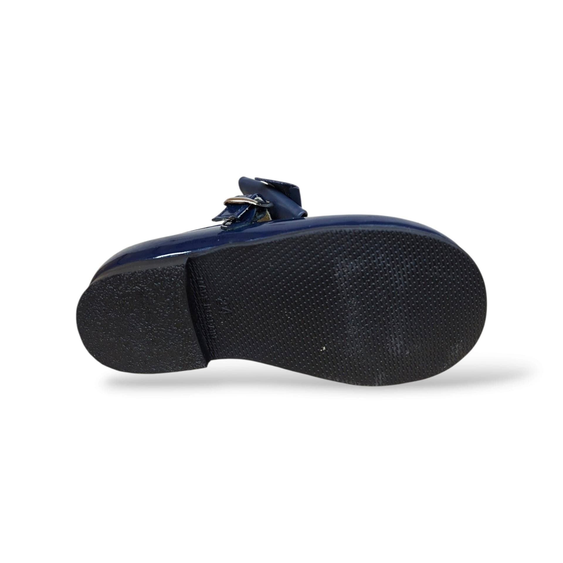 Panyno B2601 Ballerina Bambolina Bambina Blue | Vernice Lucida Fiocco Estraibile Fibbia Vivace Brillante Originale Cerimonia Scuola | Taglie 24-29 | Scarpetteria Gica - 5