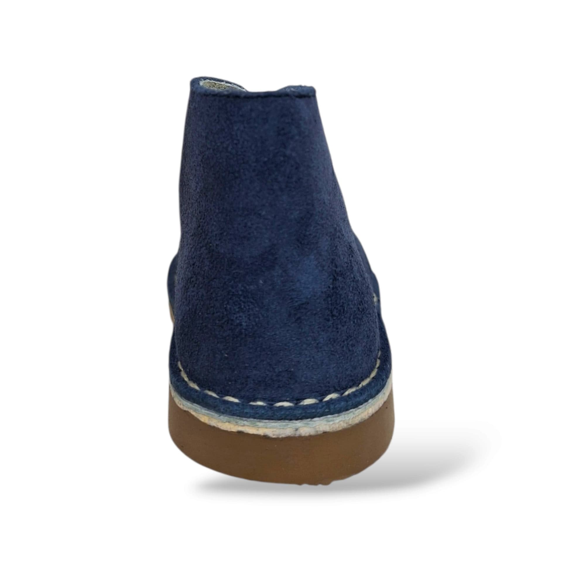 Panyno B2920 Polacchino Bambini Blue Suede | Scarpe Unisex Bambino Bambina Stile Clarks Lacci Morbido Vivace Originale Scuola Passeggio Cerimonia | Taglie 19-27 | Scarpetteria Gica Trani - 3