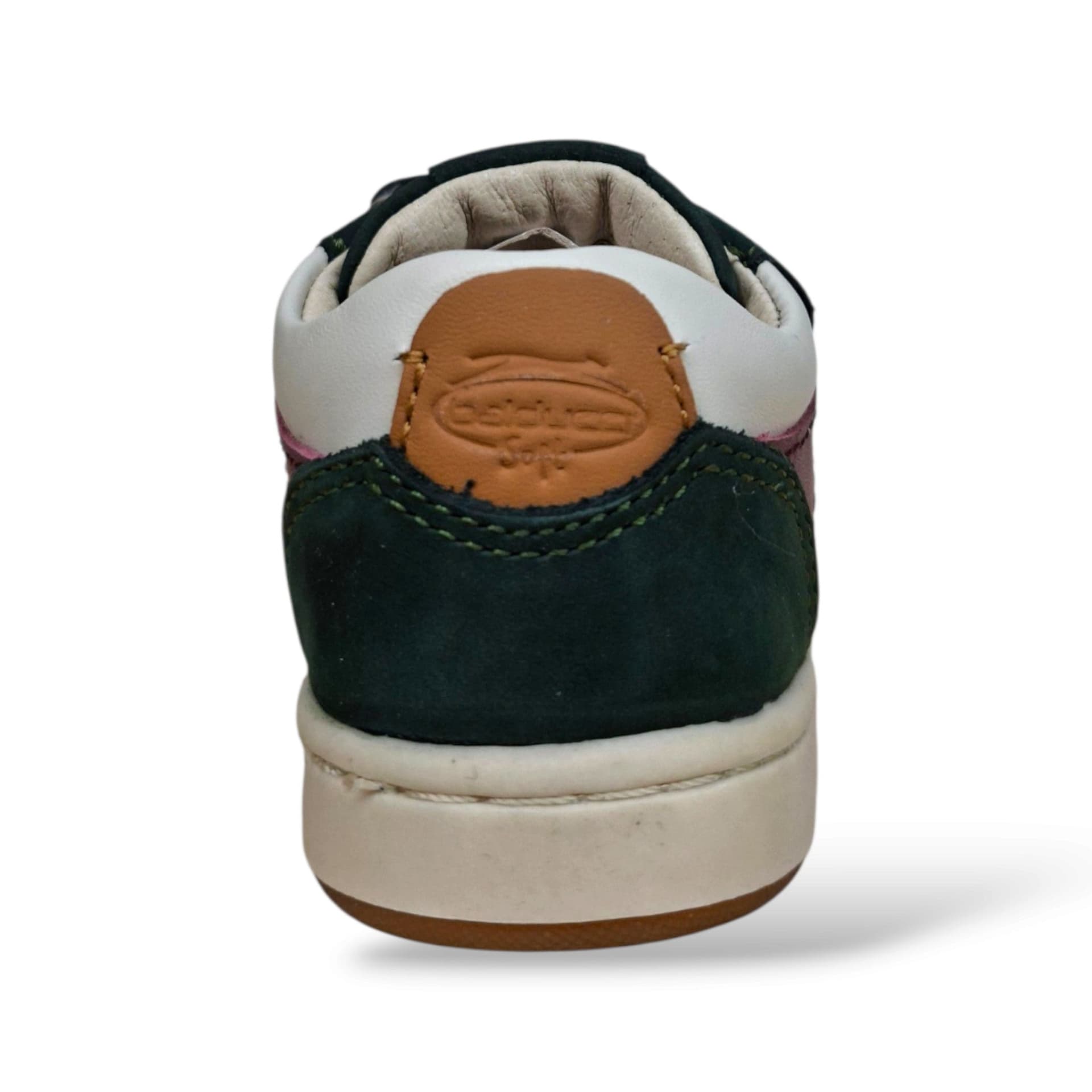 Balducci Cita 7462 Primi Passi Bambini Verdone Bianco Bordeaux | Pelle e Suede Morbido Velcro Linea Soft Made in Italy Tricolore Autunnale Vivace Artigianale | Taglie 19-24 | Scarpetteria Gica - 3