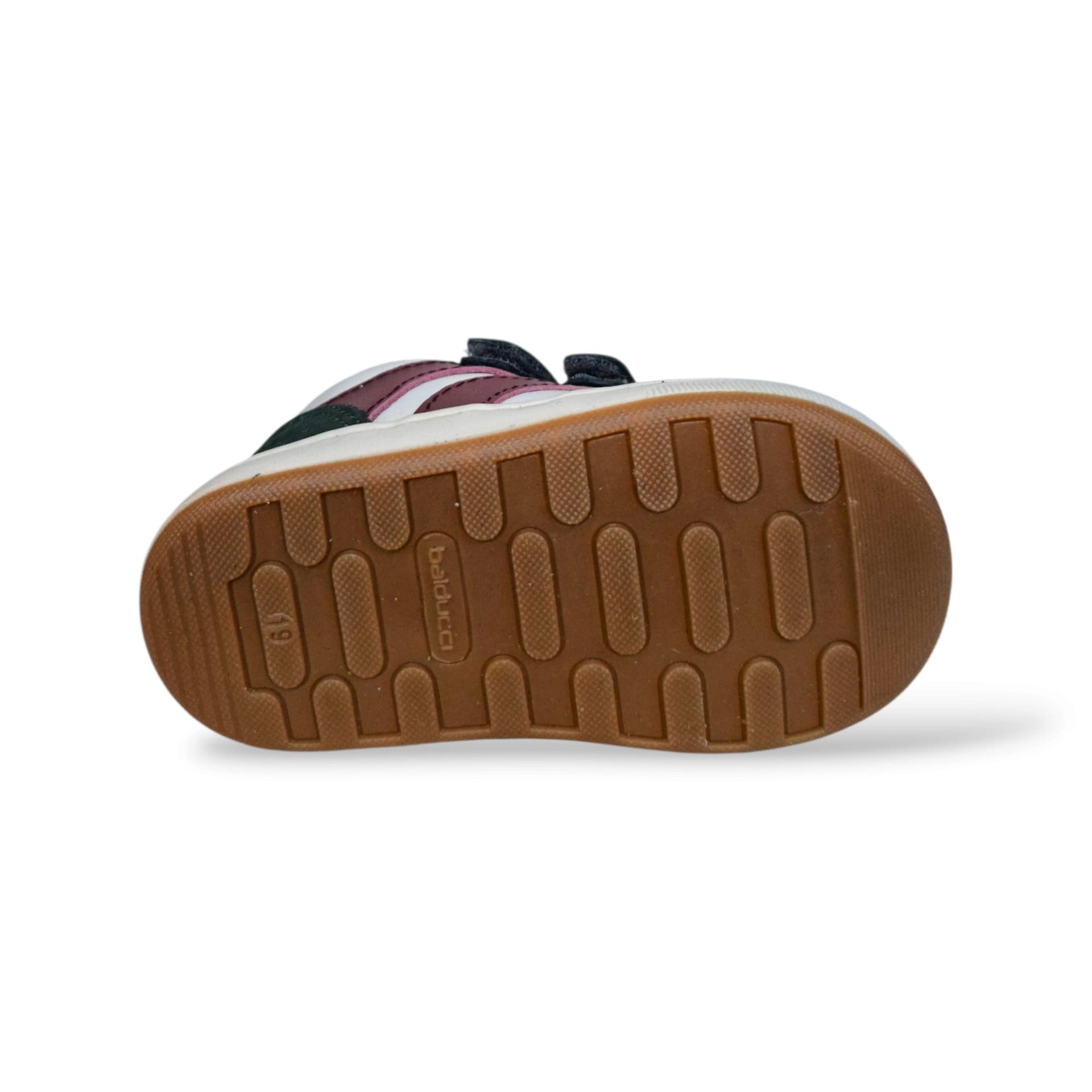 Balducci Cita 7462 Primi Passi Bambini Verdone Bianco Bordeaux | Pelle e Suede Morbido Velcro Linea Soft Made in Italy Tricolore Autunnale Vivace Artigianale | Taglie 19-24 | Scarpetteria Gica - 5