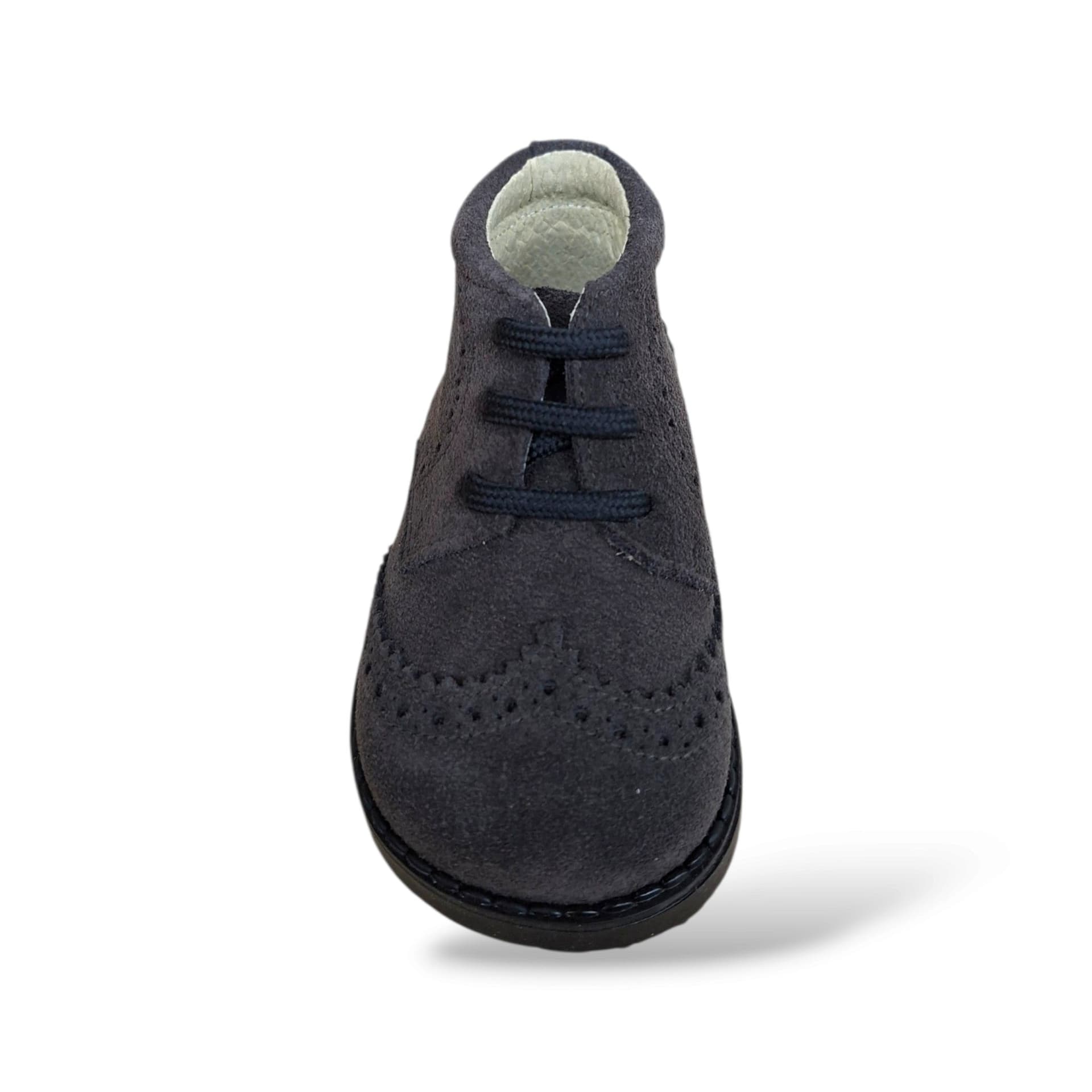 Panyno B2920 Inglesino Bambino Grigio | Pelle Vera Morbida Lacci Elegante Sofisticato Cerimonia Passeggio Classico | Taglie 19-24 | Scarpetteria Gica - 4