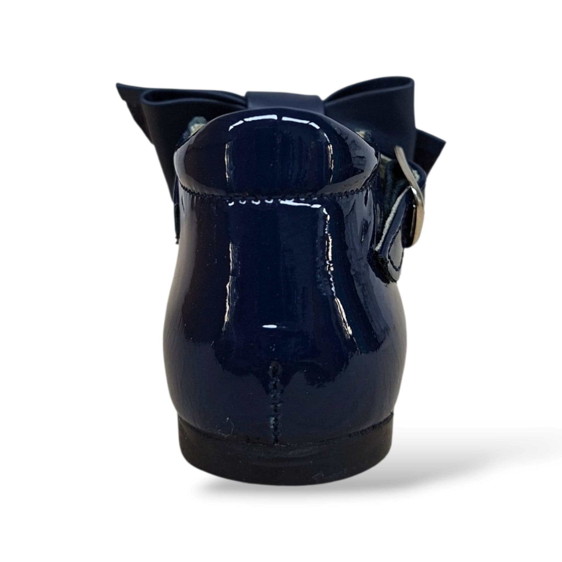 Panyno B1528 Ballerina Bambolina Primi Passi Bambina Blue | Vernice Lucida Fiocco Estraibile Fibbia Vivace Originale Contemporanea | Taglie 19-23 | Scarpetteria Gica - 3