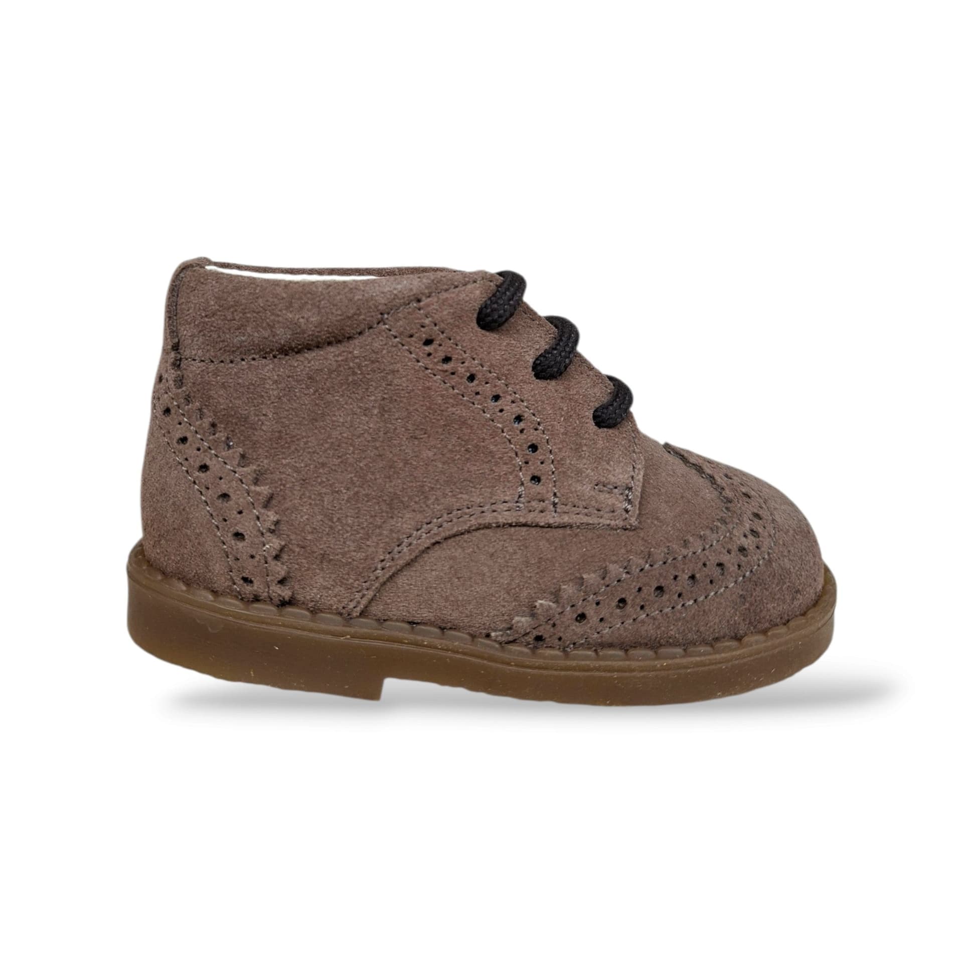 Panyno B2920 Inglesino Bambino Marrone | Pelle Vera Morbida Lacci Elegante Classico Intramontabile Cerimonia Passeggio | Taglie 19-24 | Scarpetteria Gica