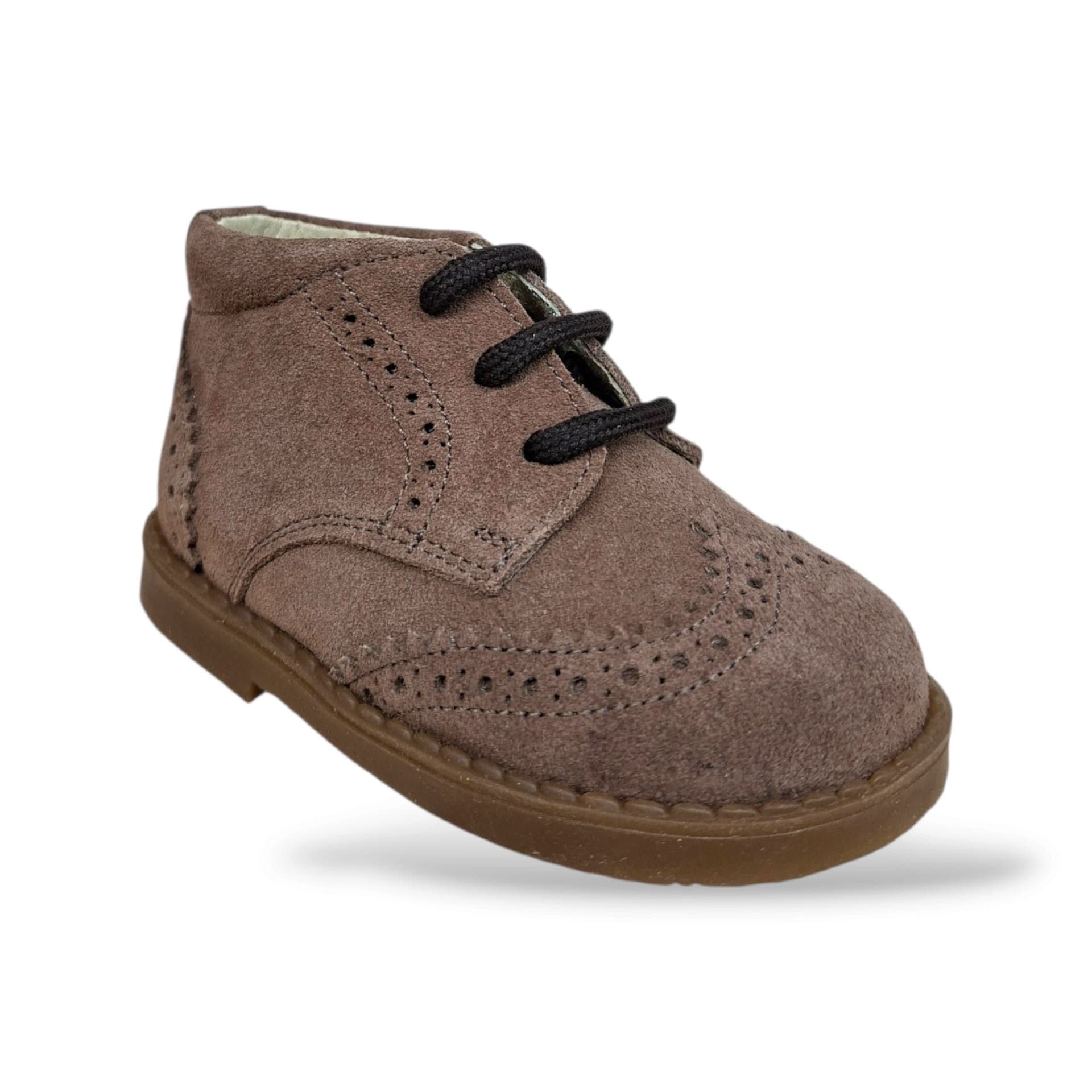 Panyno B2920 Inglesino Bambino Marrone | Pelle Vera Morbida Lacci Elegante Classico Intramontabile Cerimonia Passeggio | Taglie 19-24 | Scarpetteria Gica - 2