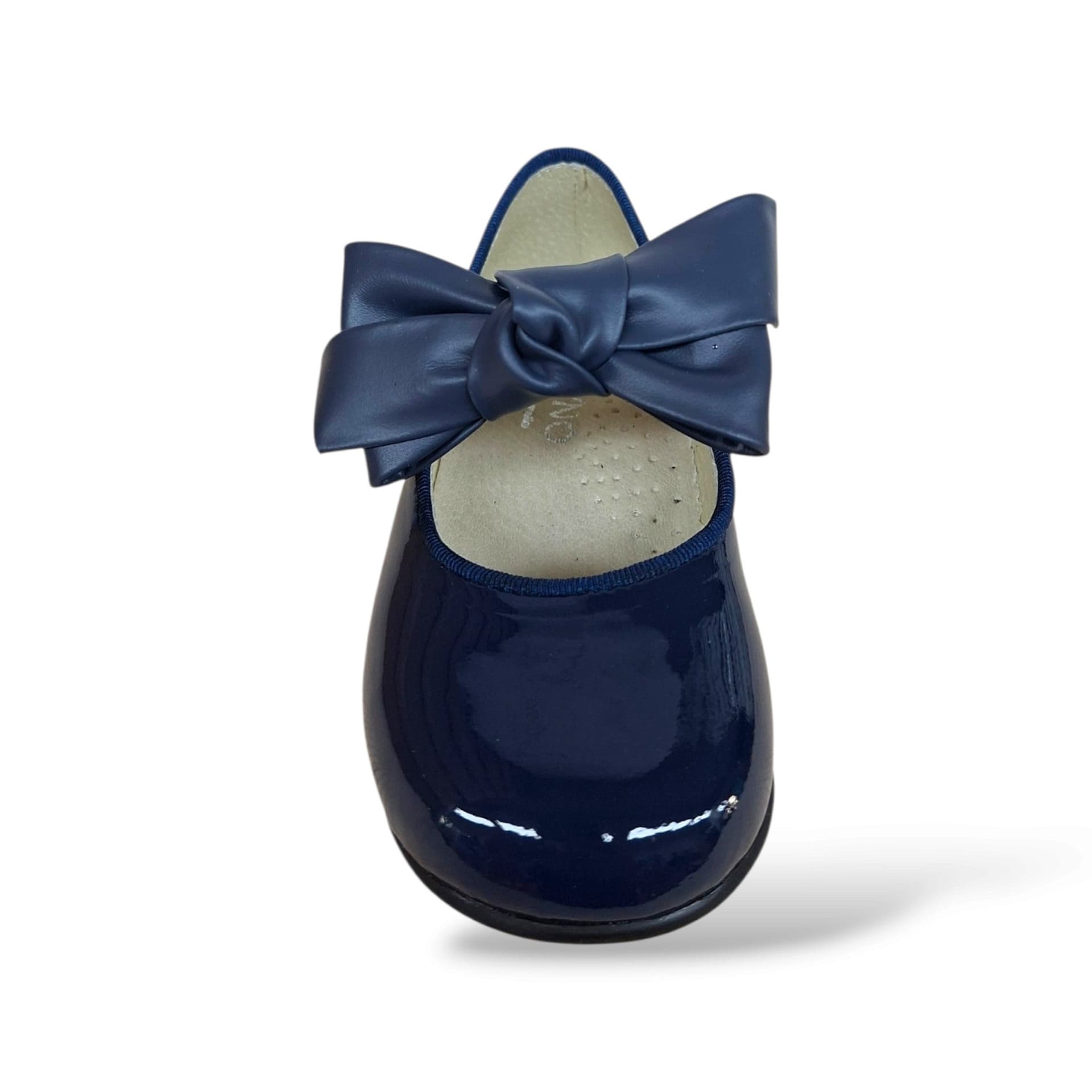 Panyno B2601 Ballerina Bambolina Bambina Blue | Pelle Morbida Naturale Fiocco Estraibile Fibbia Vivace Originale Premium | Taglie 24-29 | Scarpetteria Gica - 4