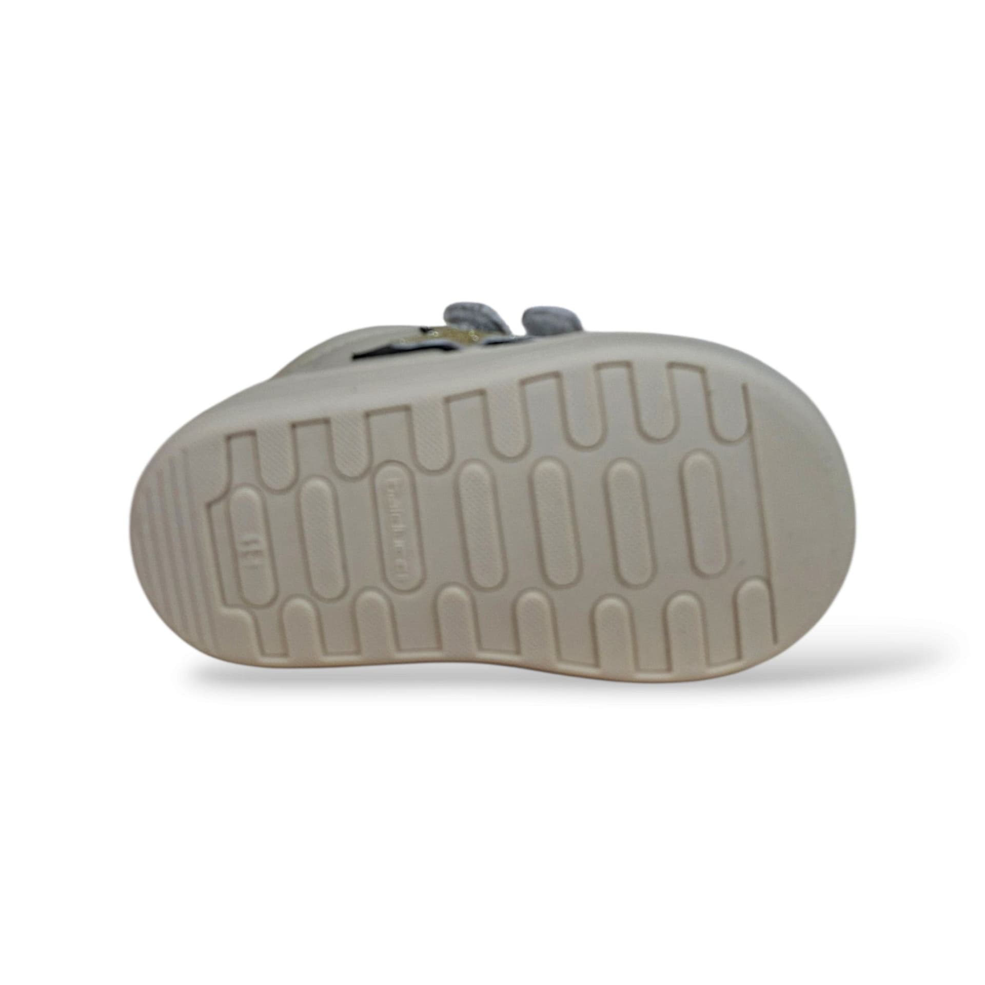 Balducci Cita 6642 Primi Passi Bambina Beige Platino Nero | Vera Pelle Tricolore Chic Velcro Linea Soft Made in Italy Elegante Sofisticata Artigianale | Taglie 18-24 | Scarpetteria Gica - 5