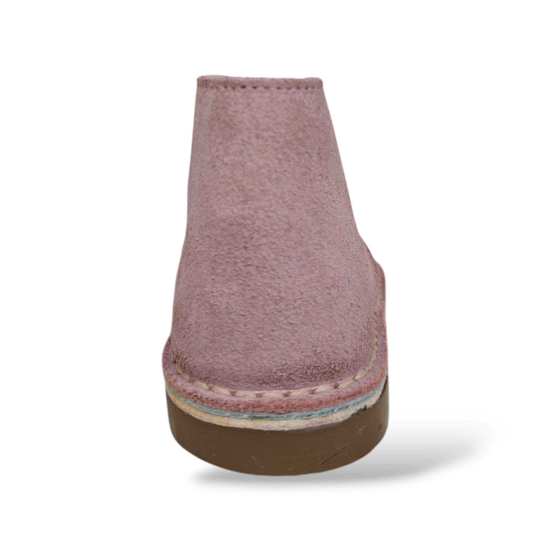 Panyno B3533 Polacchino Bambina Cipria | Suede Crosta Morbido Lacci Stile Clarks Romantico Delicato Sofisticato Scuola Passeggio | Taglie 19-27 | Scarpetteria Gica - 3