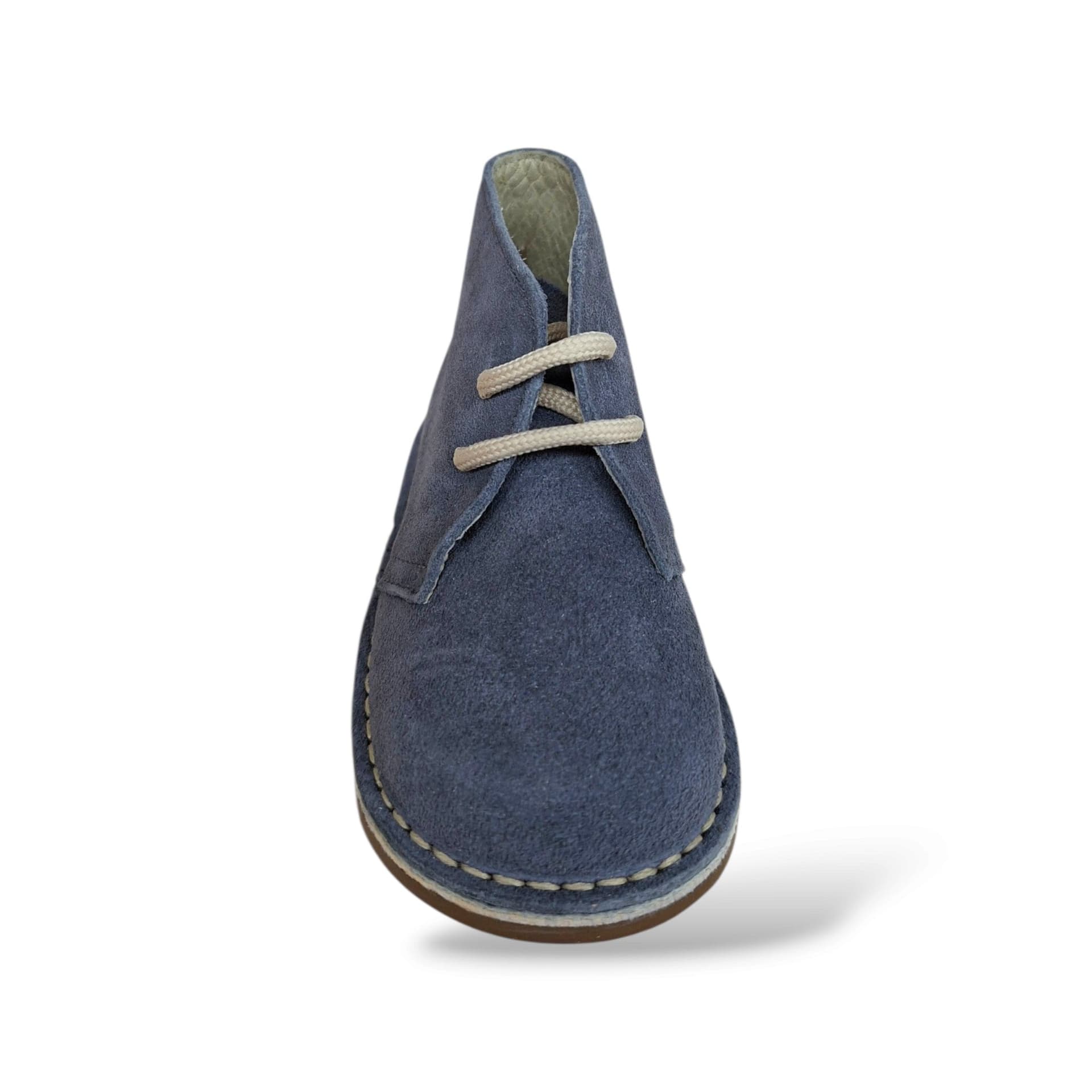 Panyno B2920 Polacchino Bambini Grigio | Suede Crosta Morbido Lacci Stile Clarks Unisex Contemporaneo Minimal Urban Scuola | Taglie 19-27 | Scarpetteria Gica - 4