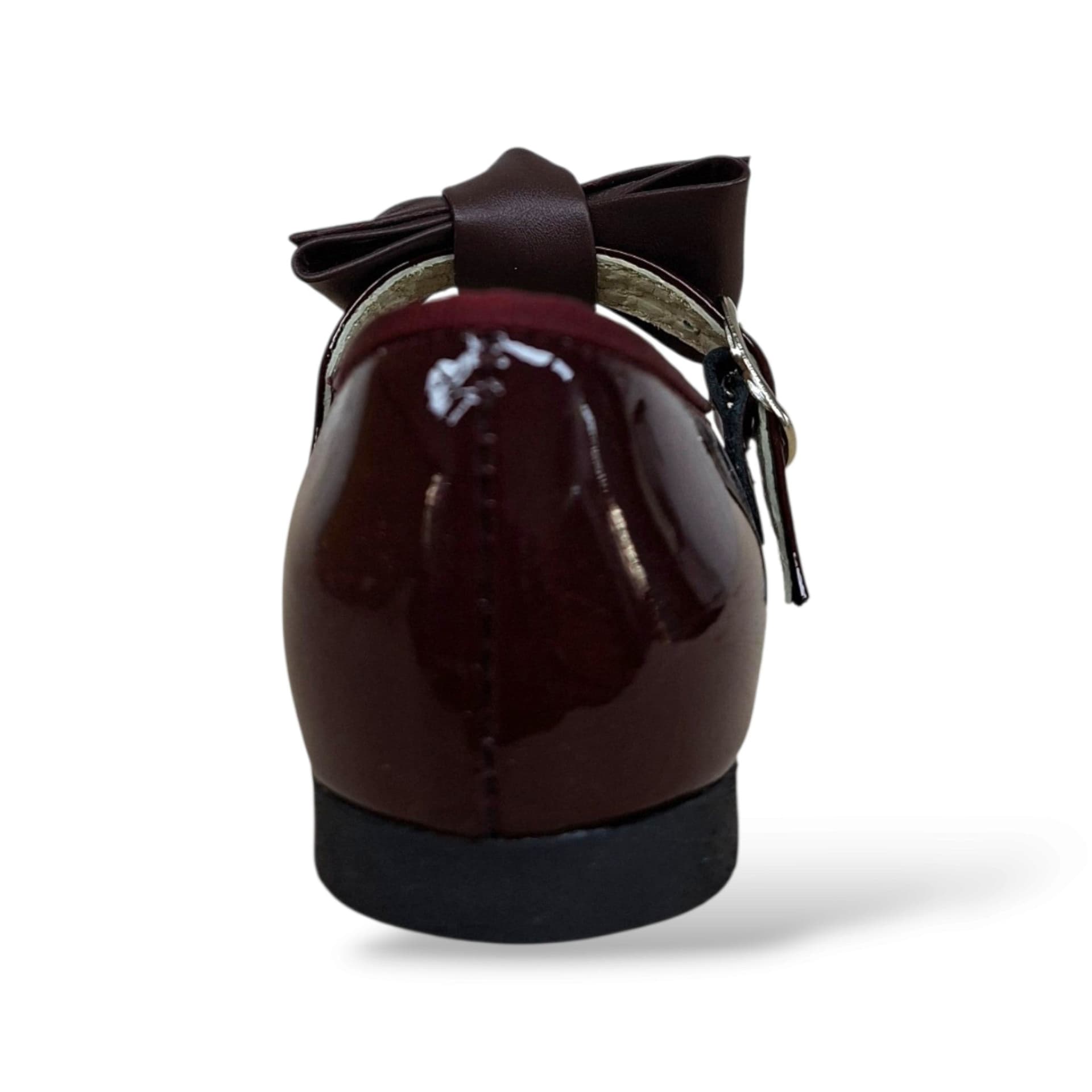 Panyno B2601 Ballerina Bambolina Bambina Bordeaux | Vernice Lucida Fiocco Estraibile Fibbia Romantica Elegante Cerimonia Scuola | Taglie 24-29 | Scarpetteria Gica - 3