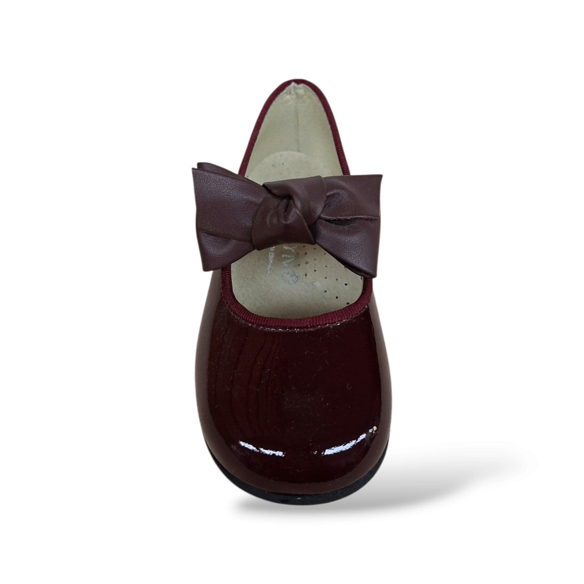 Panyno B2601 Ballerina Bambolina Bambina Bordeaux | Vernice Lucida Fiocco Estraibile Fibbia Romantica Elegante Cerimonia Scuola | Taglie 24-29 | Scarpetteria Gica - 4