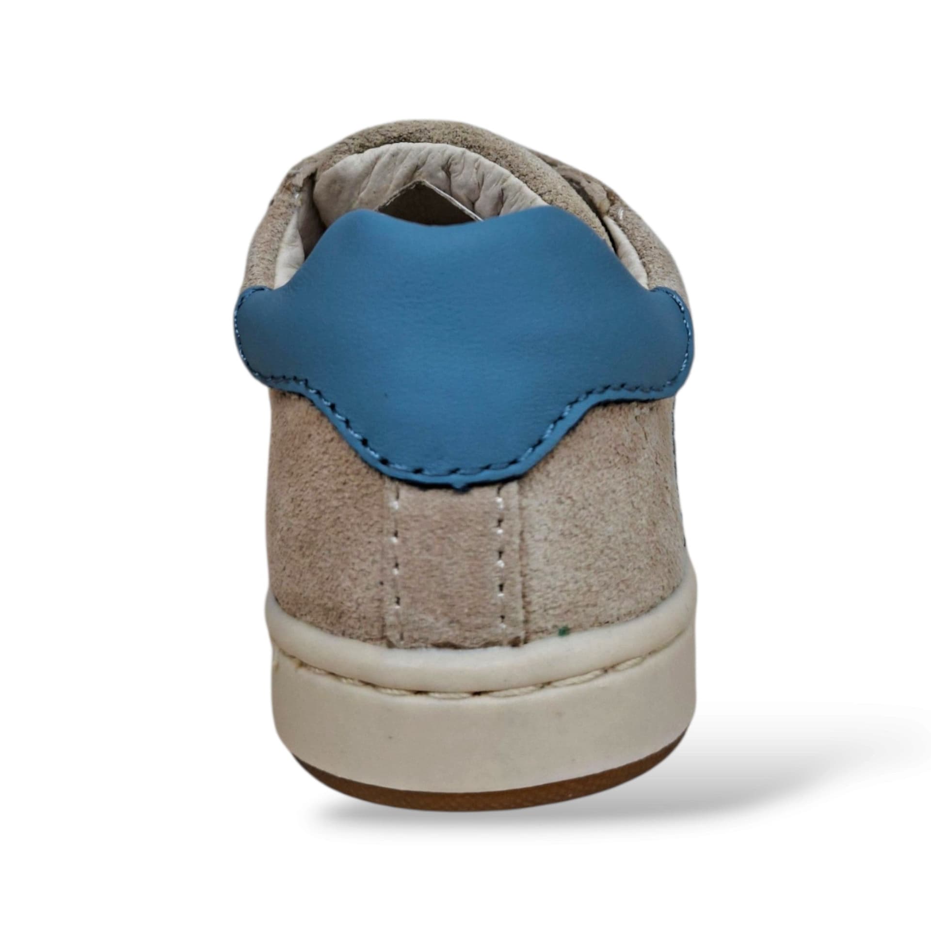 Balducci Cita 7462 Primi Passi Bambini Grigio Azzurro | Suede Morbidissimo Velcro Linea Soft Made in Italy Unisex Contemporaneo Fresco Artigianale Crescita Naturale | Taglie 19-24 | Scarpetteria Gica - 3