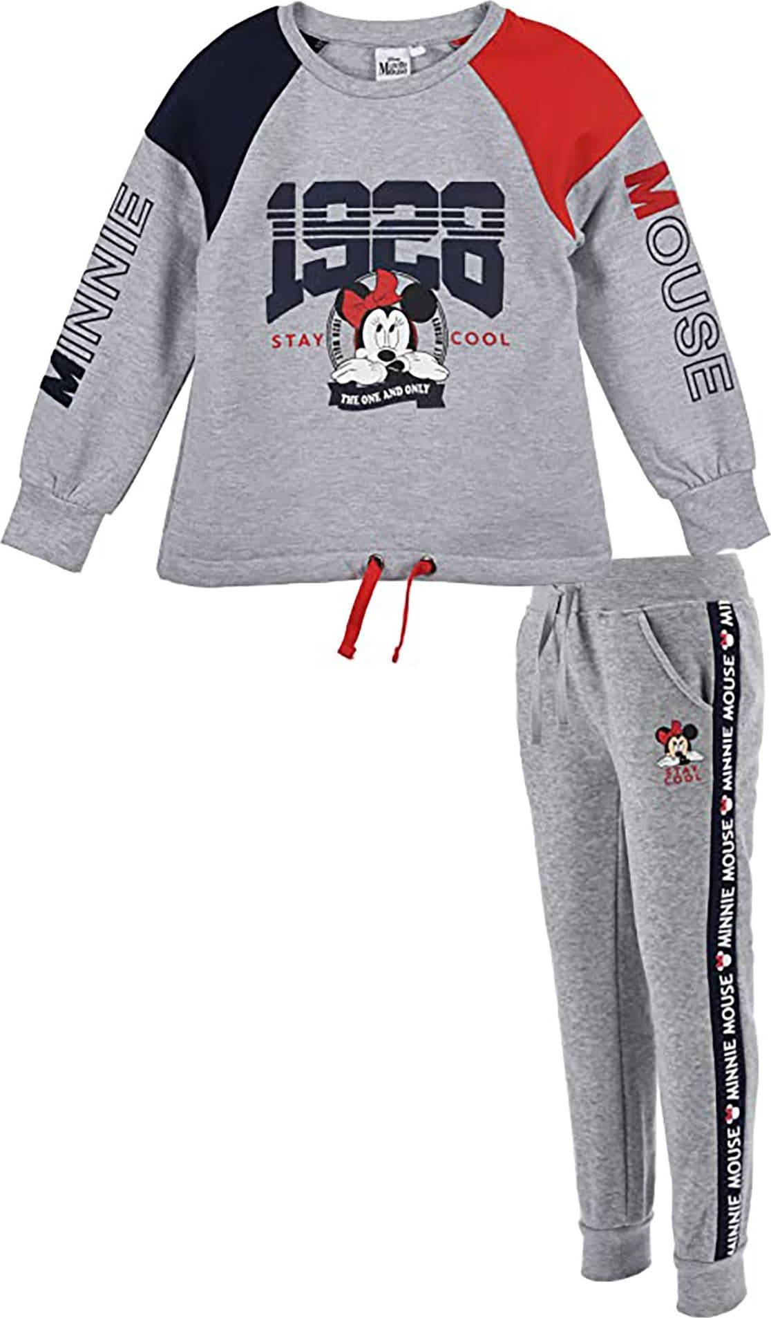 Tuta Minnie da 3 a 8 anni Interno felpato Inverno
