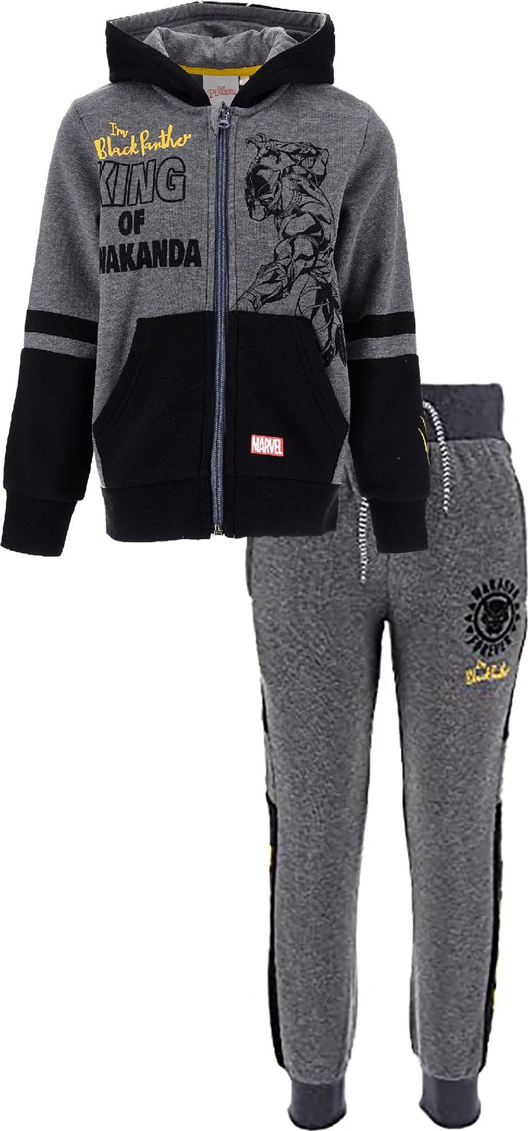 Tuta Capitan America e Black Panther Mis. 4 6 8 10 Anni Inverno - 2
