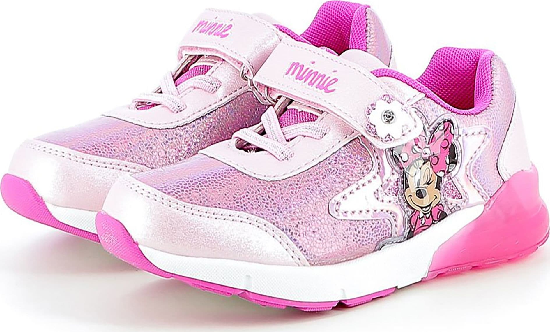Scarpe Minnie con luci Bambina dal 24 al 32 Rosa Disney-2 - 3