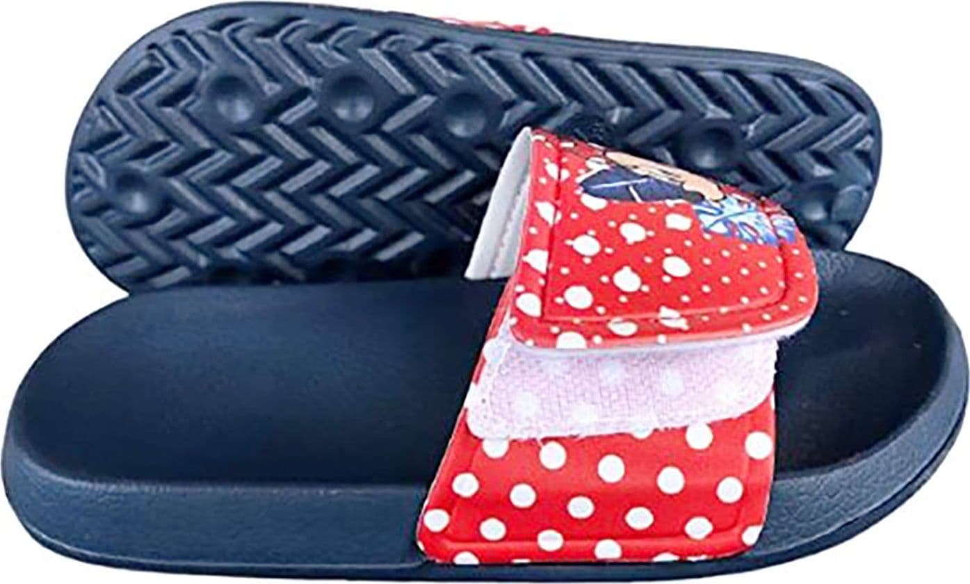 Ciabatte Minnie dal 25 al 35 Blu e Rosso - 2