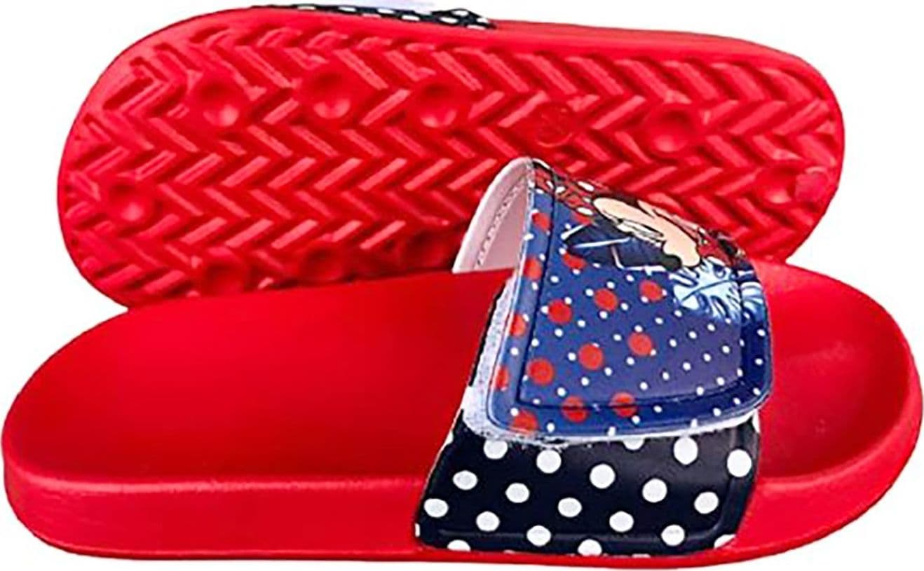 Ciabatte Minnie dal 25 al 35 Blu e Rosso - 5