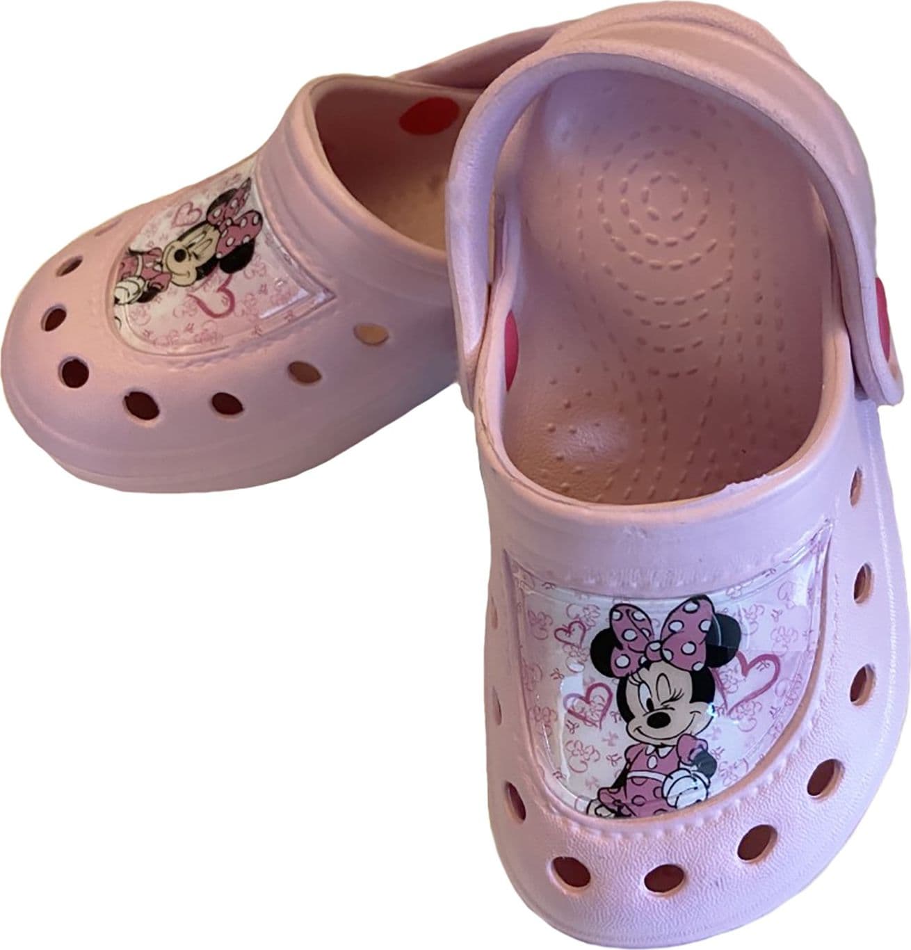 Ciabatte Minnie dal 23 al 33 Rosa e Rosso - 2