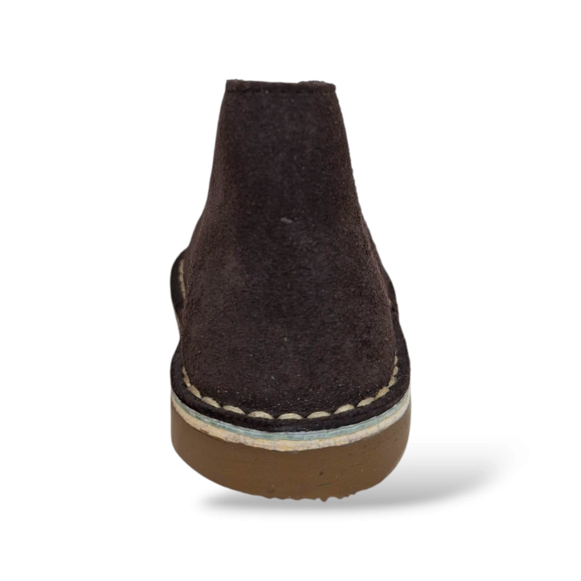 Panyno B2920 Polacchino Bambini Marrone | Suede Crosta Morbido Lacci Stile Clarks Unisex Elegante Versatile Scuola | Taglie 19-27 | Scarpetteria Gica - 3