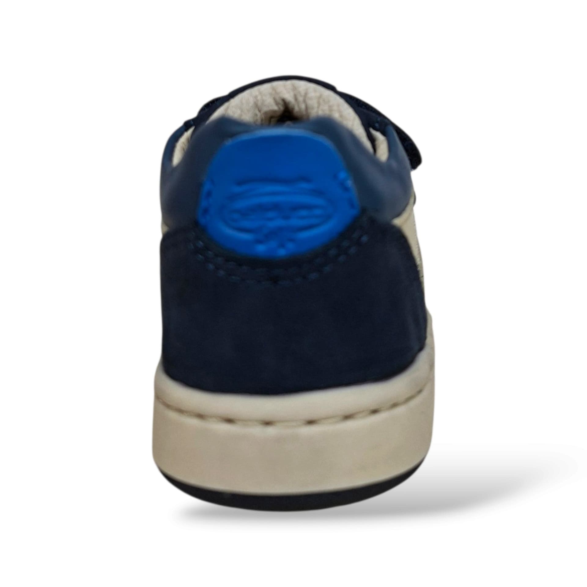 Balducci Cita 7462 Primi Passi Bambini Blue Azzurro Bianco | Pelle e Suede Morbido Velcro Linea Soft Made in Italy Tricolore Marino Fresco Vivace Artigianale | Taglie 19-24 | Scarpetteria Gica - 3