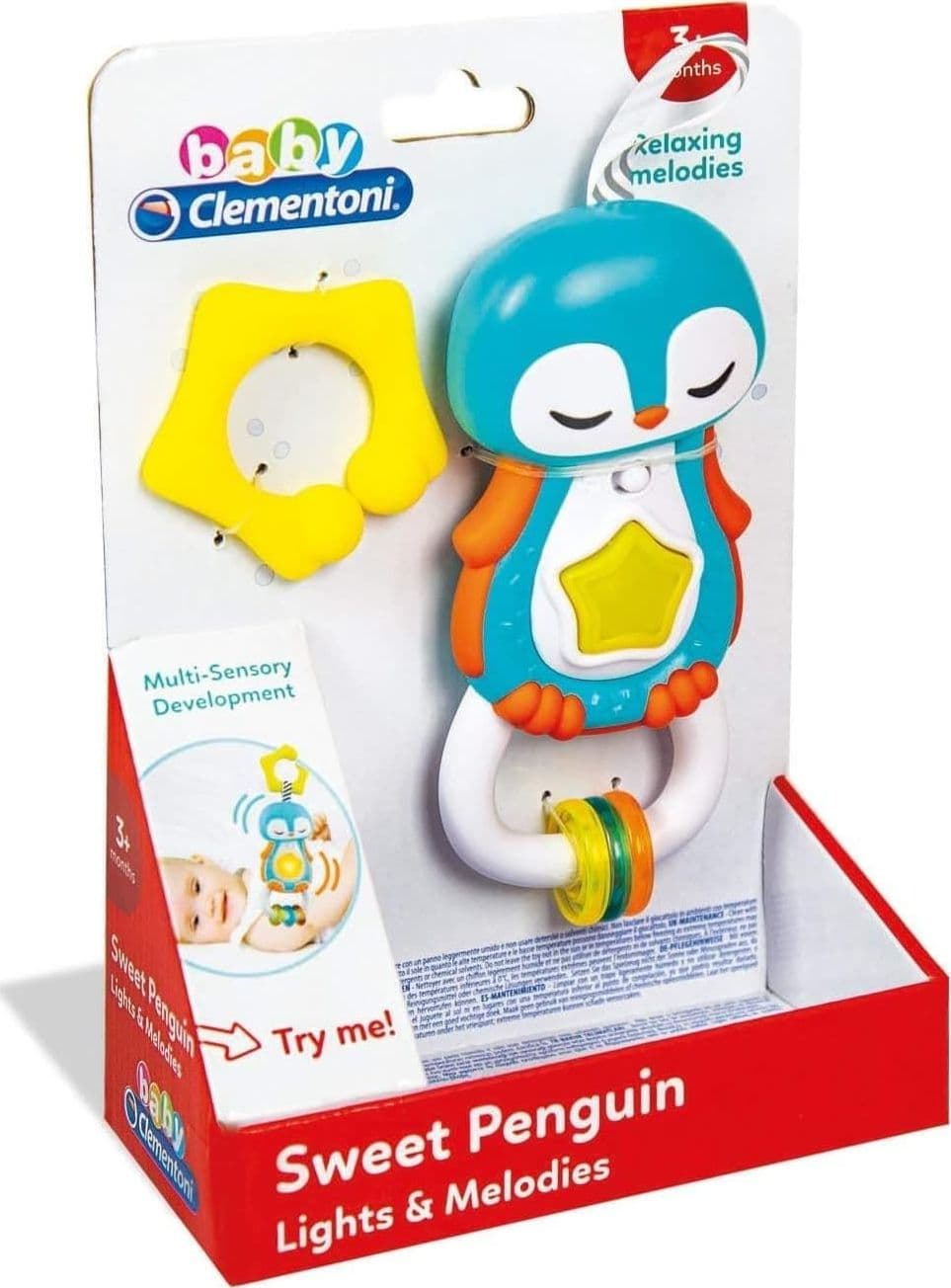 Clementoni Baby - Sonaglino Interattivo Pinguino 17331 - 3