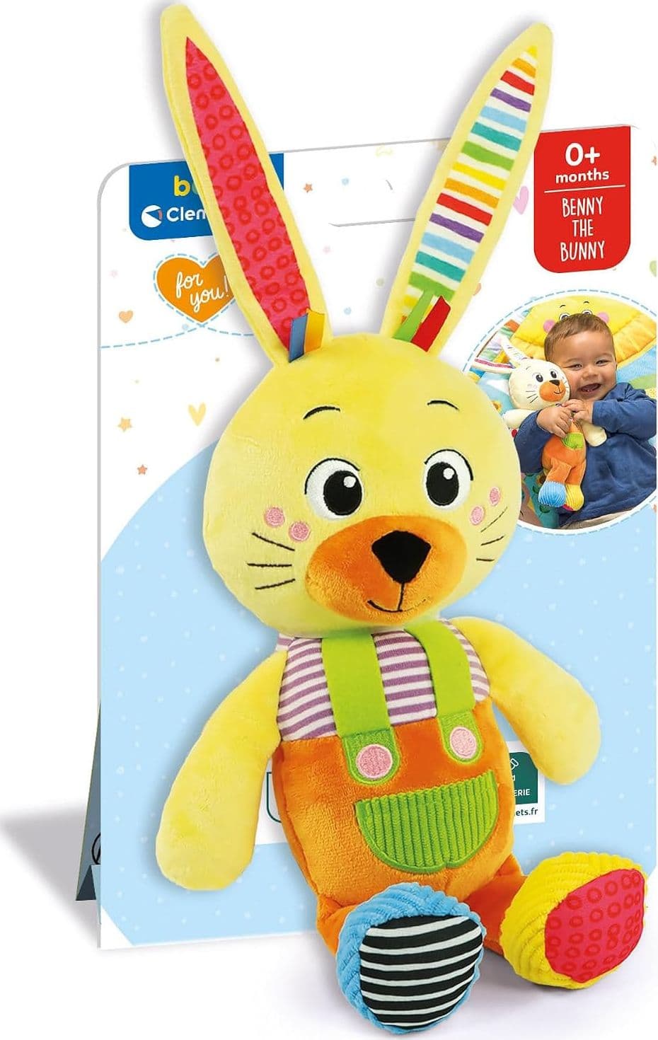 Baby Clementoni for You - Peluche Benny The Bunny 17907 - 3