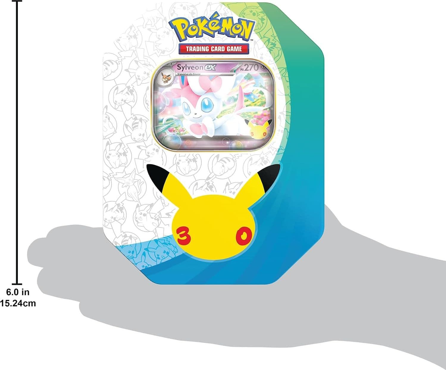 Pokémon: scatola da collezione Sylveon-ex dell’espansione 30° Anniversario del GCC Pokémon - 2