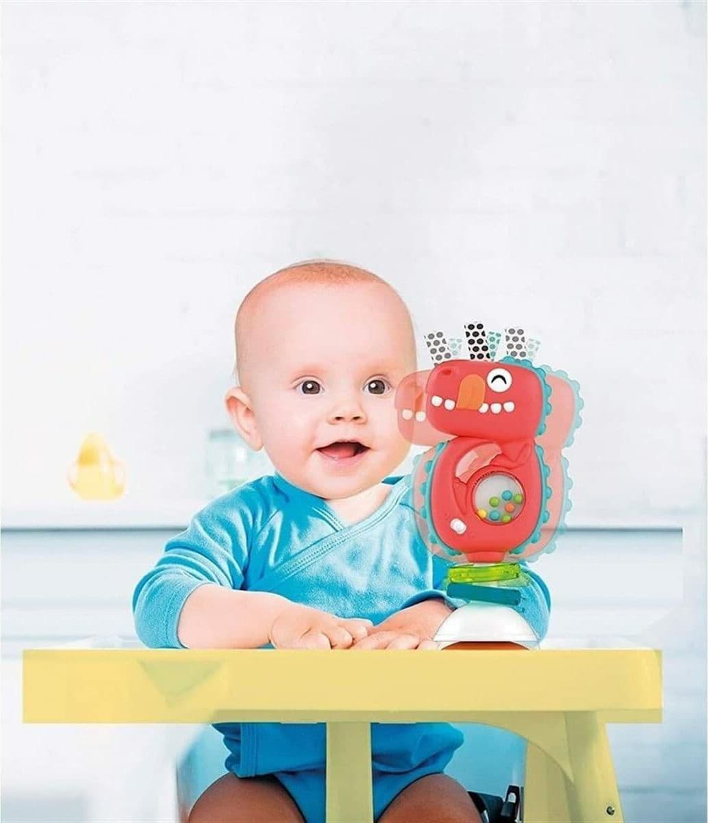 Clementoni - Sonaglino Interattivo Hungry Dino Shake & Play 17330 - 2