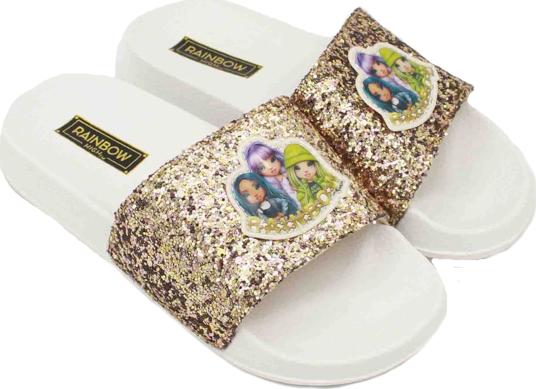 Ciabatte Rainbow High a fascia viola platino silver dal 26 al 35 - 2