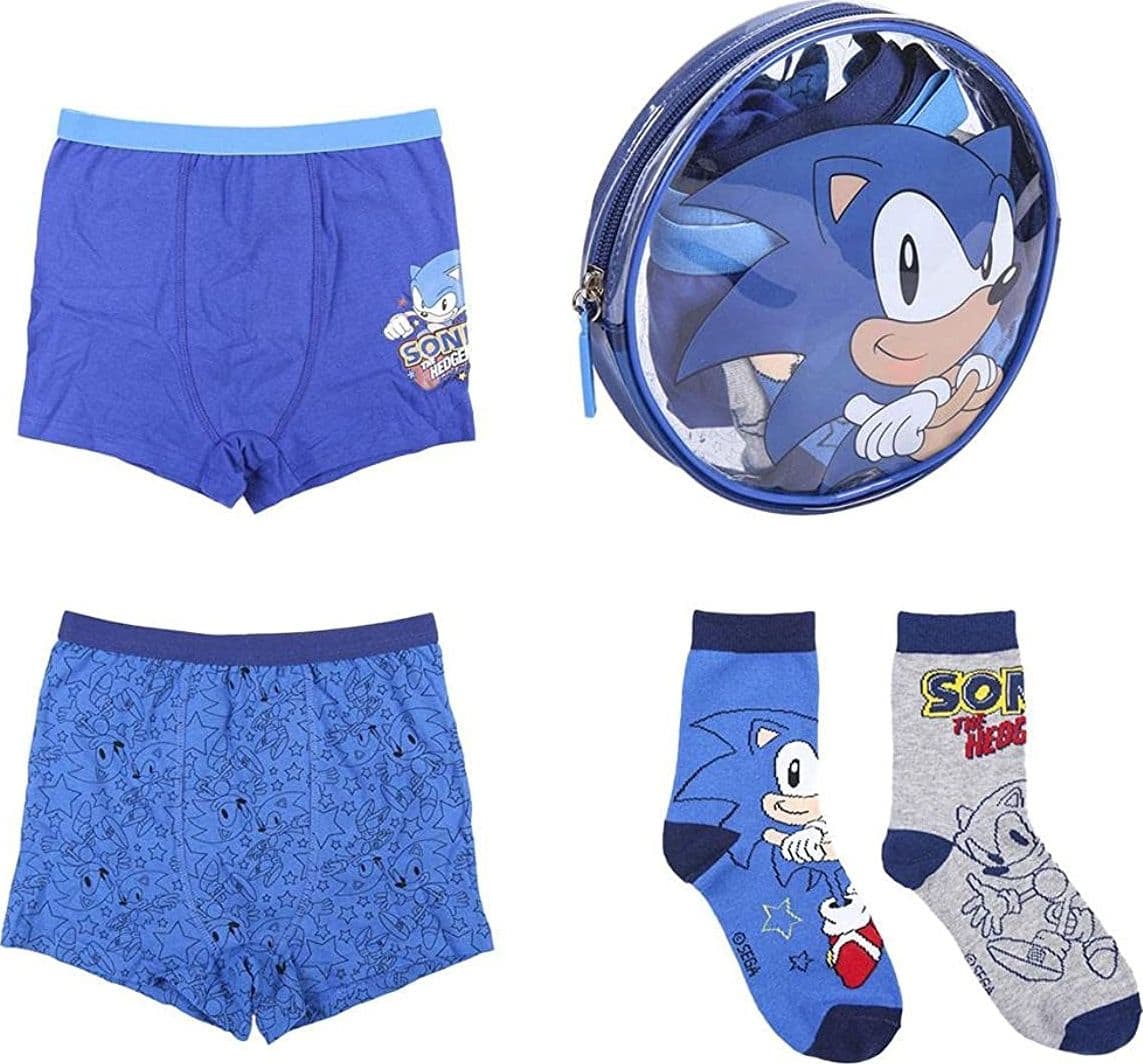 Set Sonic Calzini con boxer da 6 a 12 anni