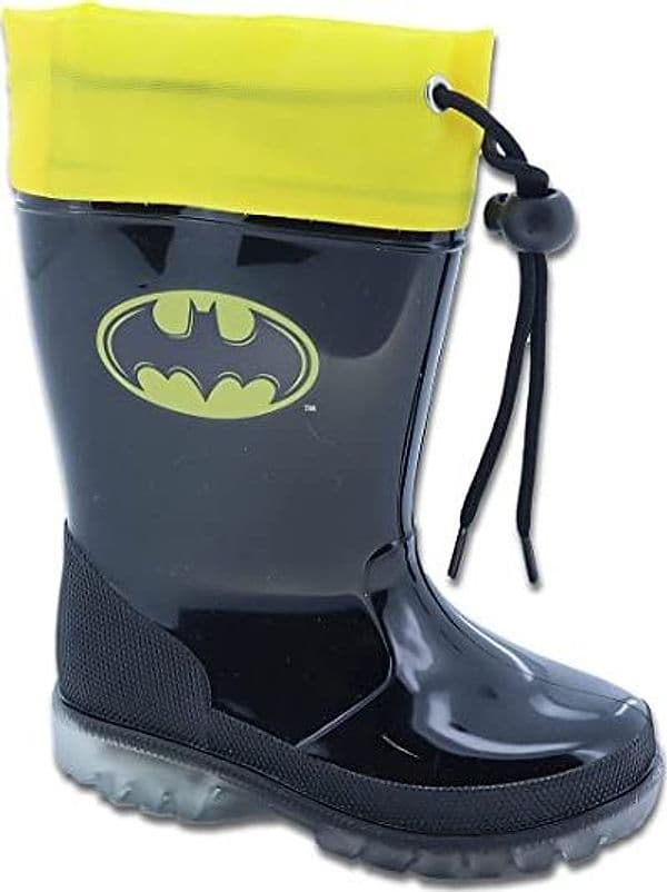 Stivali pioggia Batman con luci numero dal 24 al 32