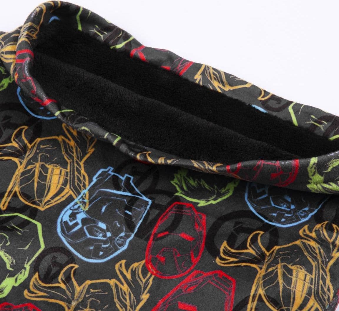 Cappello scaldacollo guantini Avengers veste da 3 a 7 anni Inverno - 7