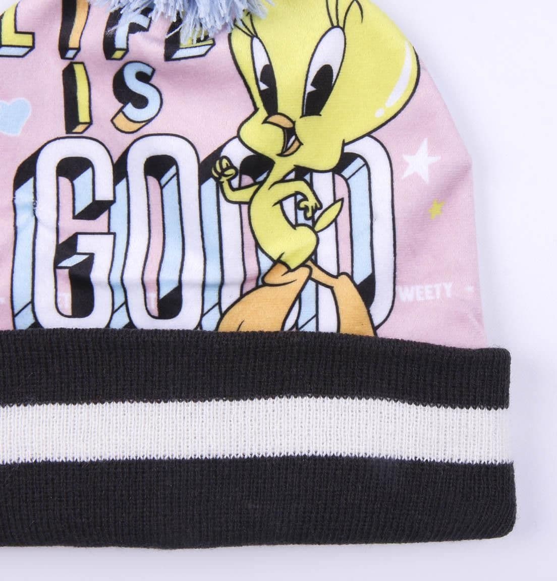 Cappello Titti con scaldacollo e guantini misura unica veste dai 3 ai 6 anni - 7