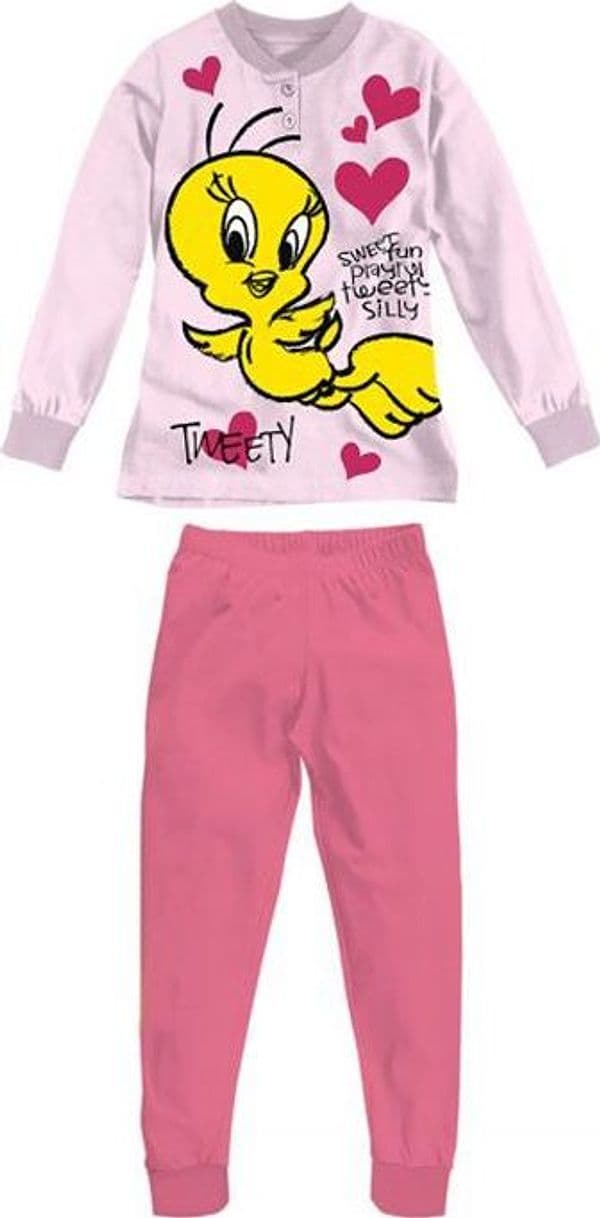 Pigiama Titti con interno felpato bambina