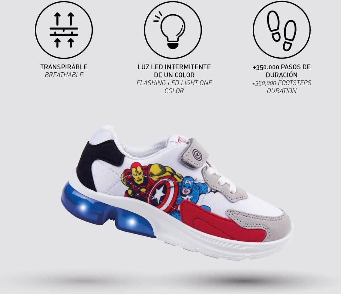 Scarpe Avengers con luci Mis. dal 25 al 32 - 4