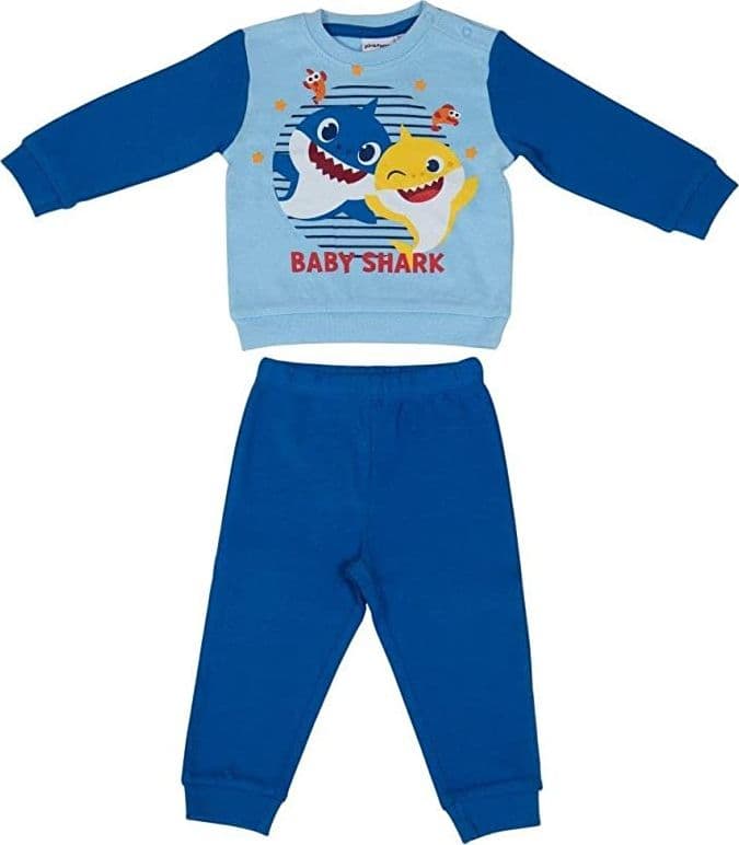 Pigiama Baby Shark Bambino da 12 a 30 Mesi