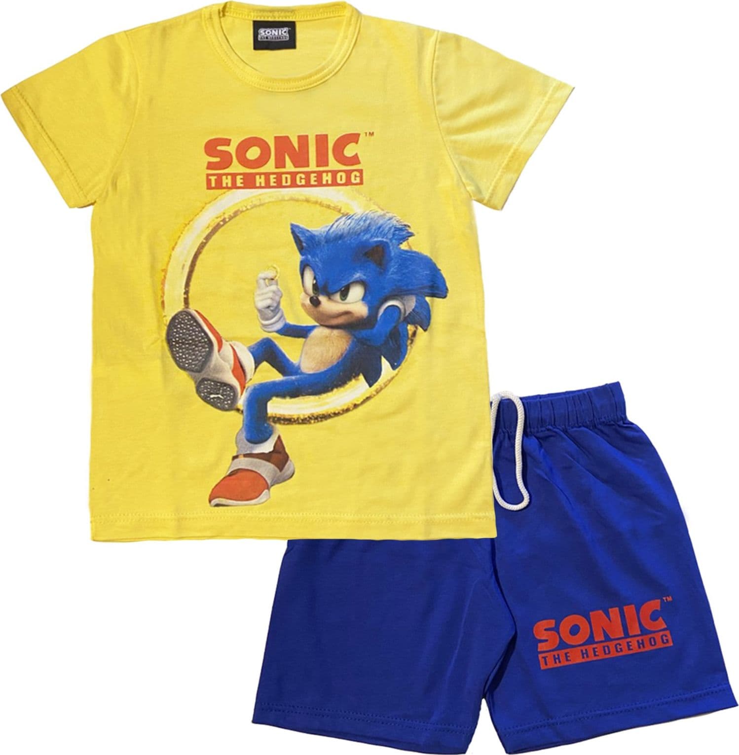 Completo Sonic bambino da 3 a 7 anni made in Italy - 4