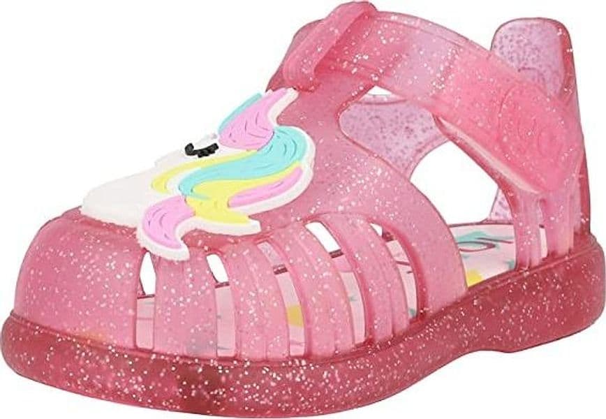 Sandali Ragnetto Bambina glitter fuxia