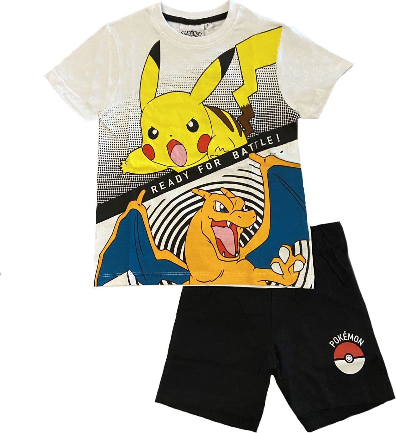 T-shirt con Pantaloncini Pokemon
