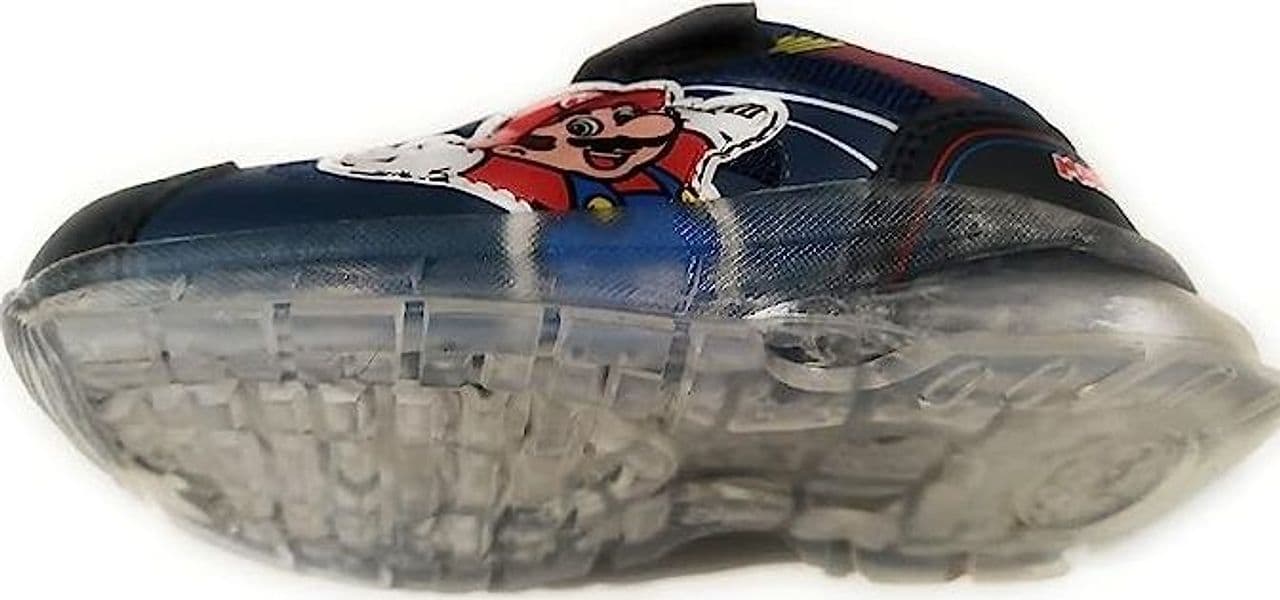 Scarpe Super Mario con luci numeri dal 24 al 32 Blu - 2