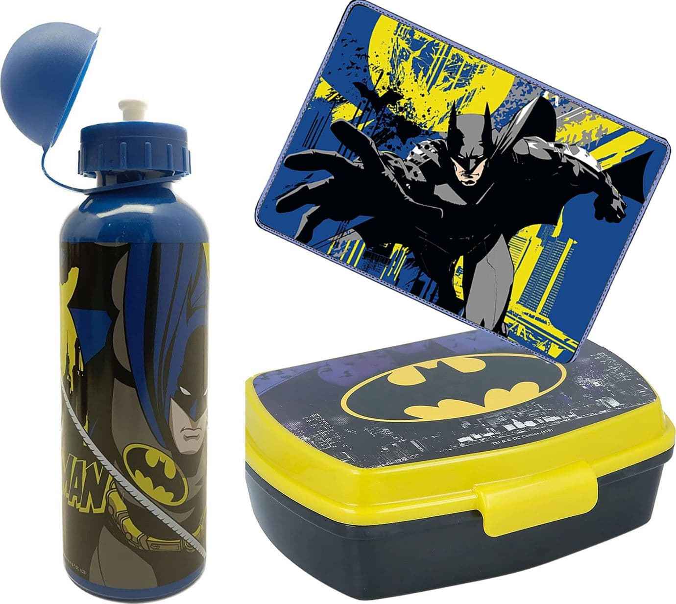 Set porta merenda con borraccia e tovaglietta ripiegabile vari personaggi - 3