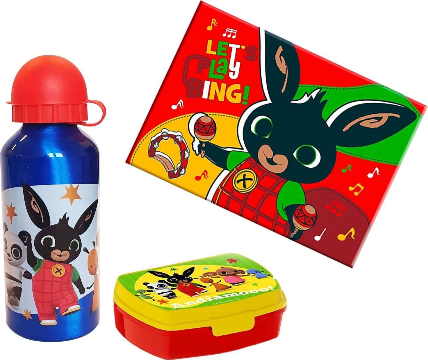Set porta merenda con borraccia e tovaglietta ripiegabile vari personaggi - 4