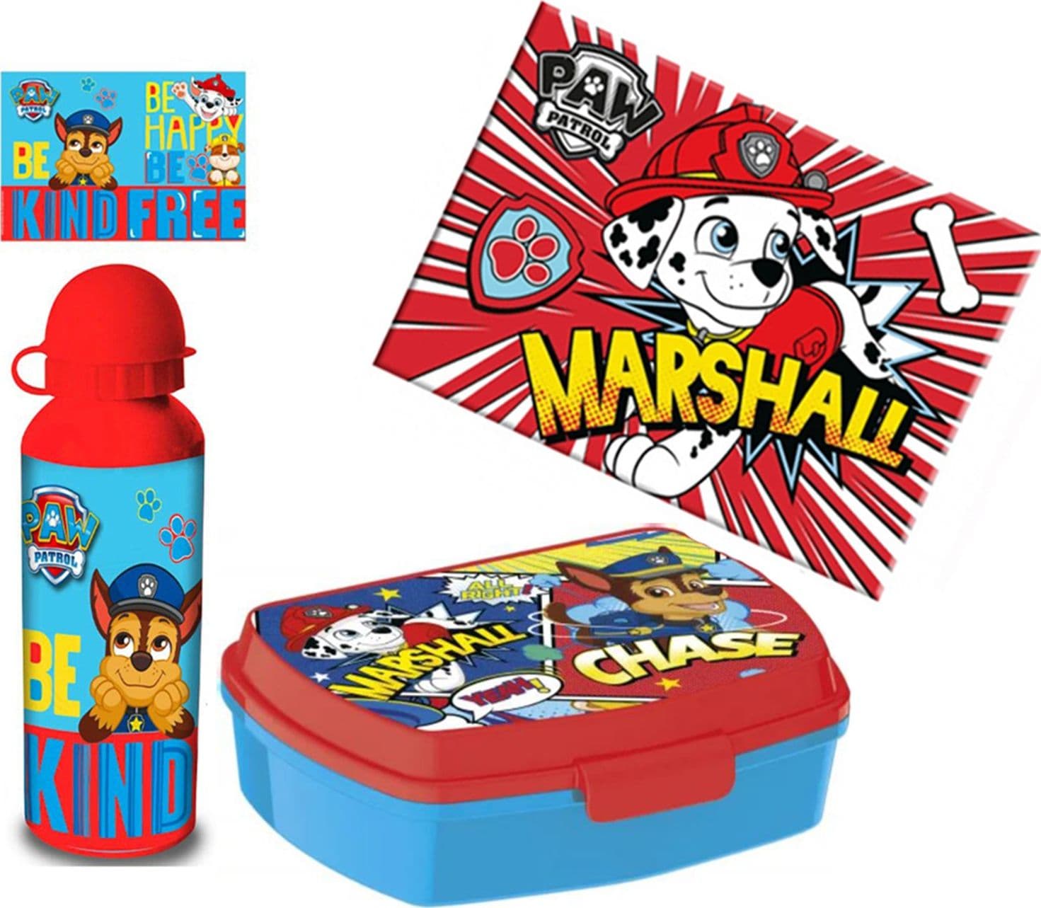 Set porta merenda con borraccia e tovaglietta ripiegabile vari personaggi - 5
